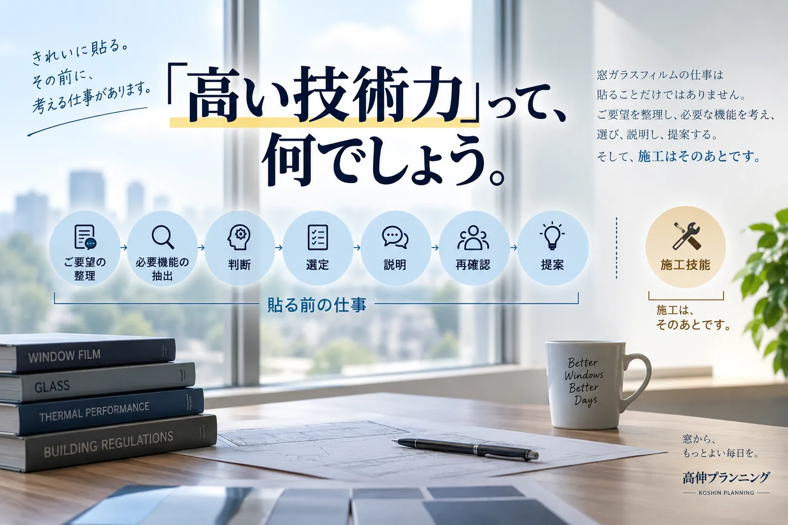 「高い技術力」って、何でしょう。